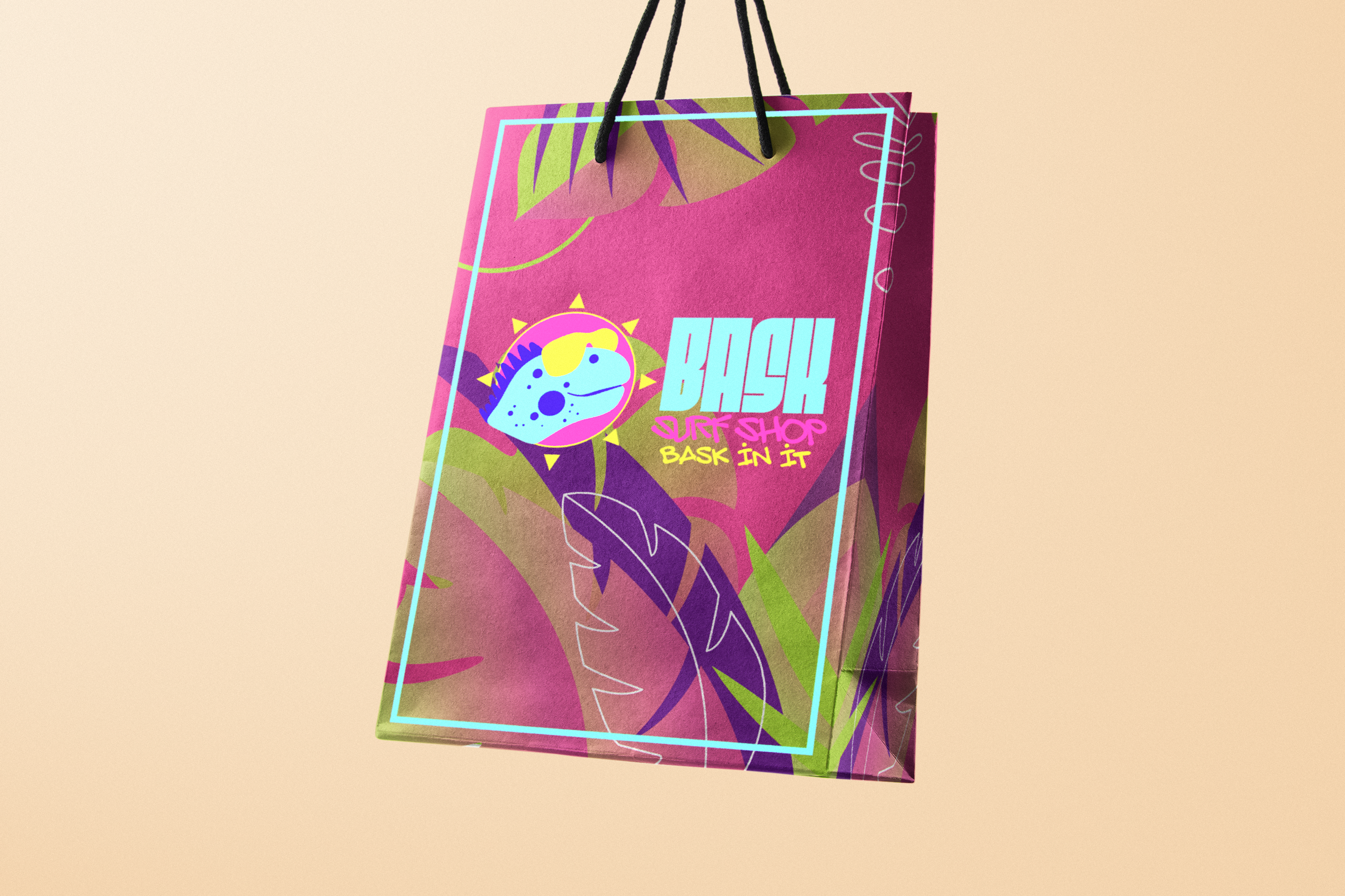 BASK Surf Shop brand system project